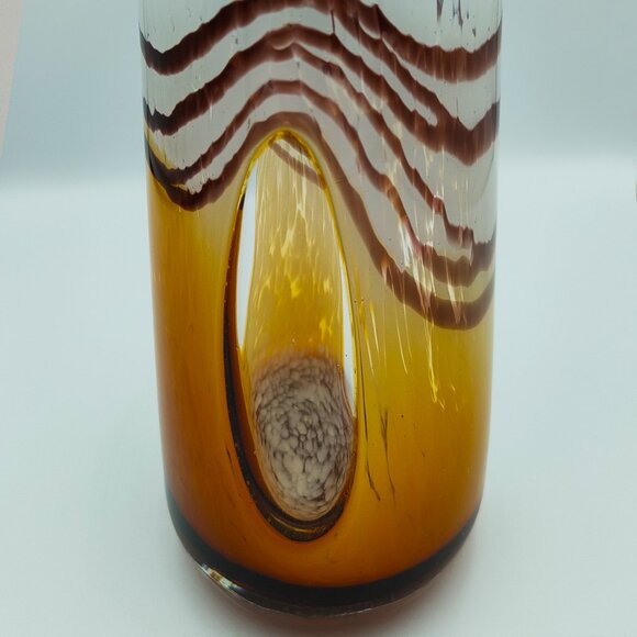 1970s Vase in Murano Glass By LineaArt. Made in Italy - Picture 7 of 10